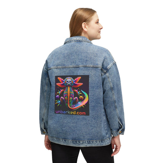 Axolotl UNBARKED Halloween Collective Women's Denim Jacket